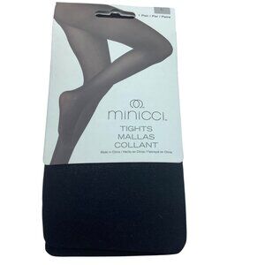 Minicci Womens Black Nylon/Spandex Tights Women‎ Size Large